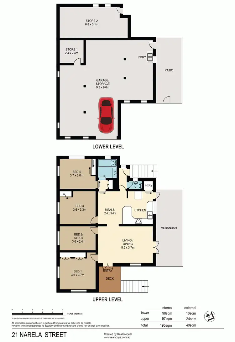 Floorplan of Homely house listing, 21 Narela Street, Cannon Hill QLD 4170