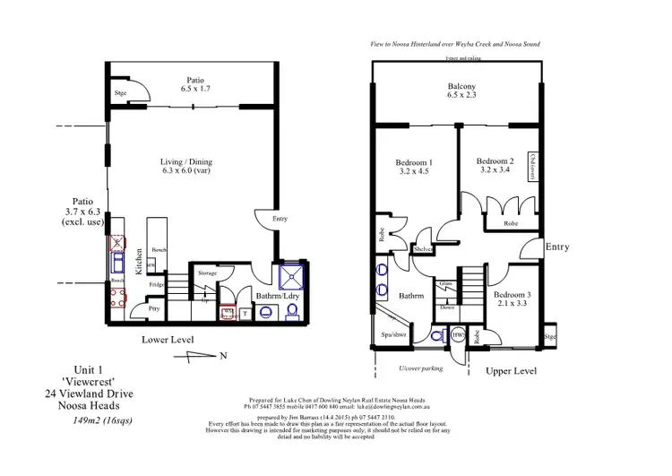 Floorplan of Homely unit listing, 1/24 Viewland Drive, Noosa Heads QLD 4567