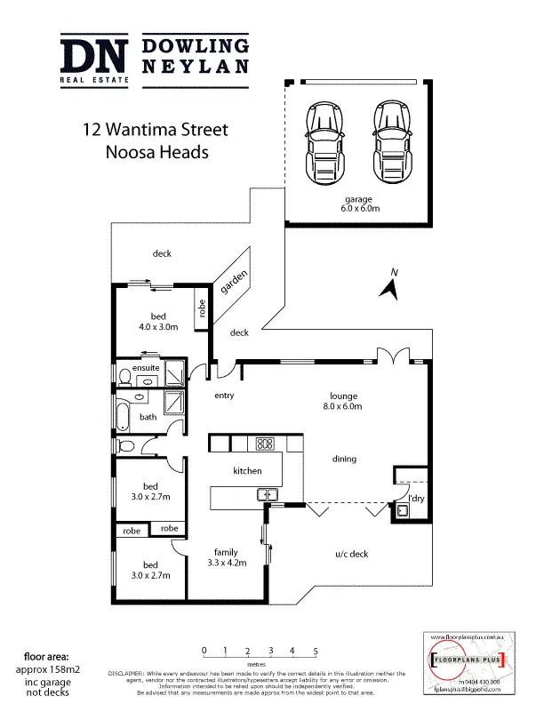 Floorplan of Homely house listing, 12 Wantima Street, Noosa Heads QLD 4567