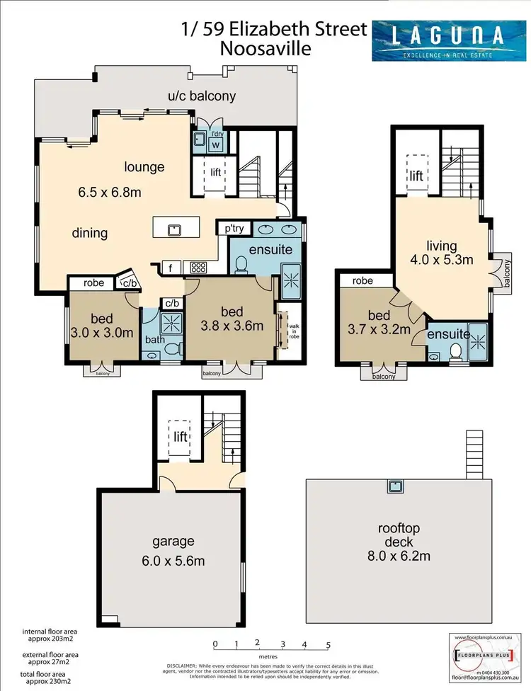 Floorplan of Homely house listing, 1/59 Elizabeth Street, Noosaville QLD 4566