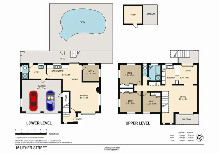 Floorplan of Homely house listing, 16 Uther Street, Carindale QLD 4152