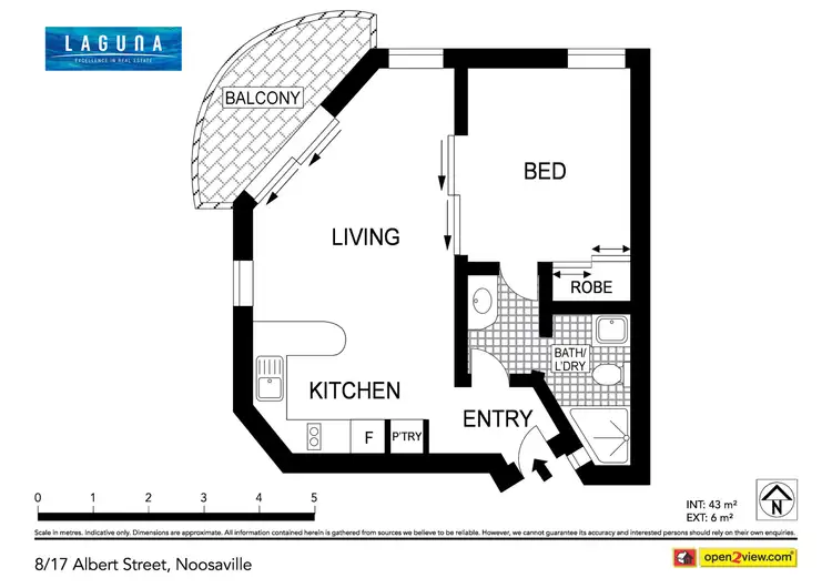 Floorplan of Homely unit listing, 8/17 Albert Street, Noosaville QLD 4566