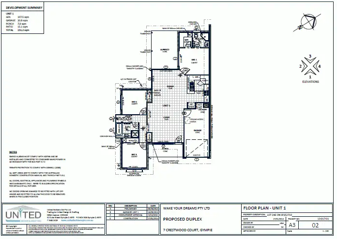 Floorplan of Homely unit listing, Unit 1/7 Crestwood Court, Gympie QLD 4570