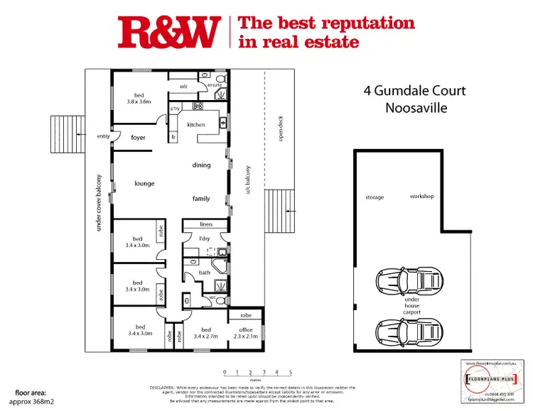 Floorplan of Homely house listing, 4 Gumdale Court, Noosaville QLD 4566