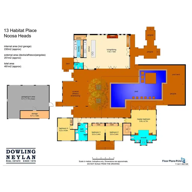 Floorplan of Homely house listing, 13 Habitat Place, Noosa Heads QLD 4567