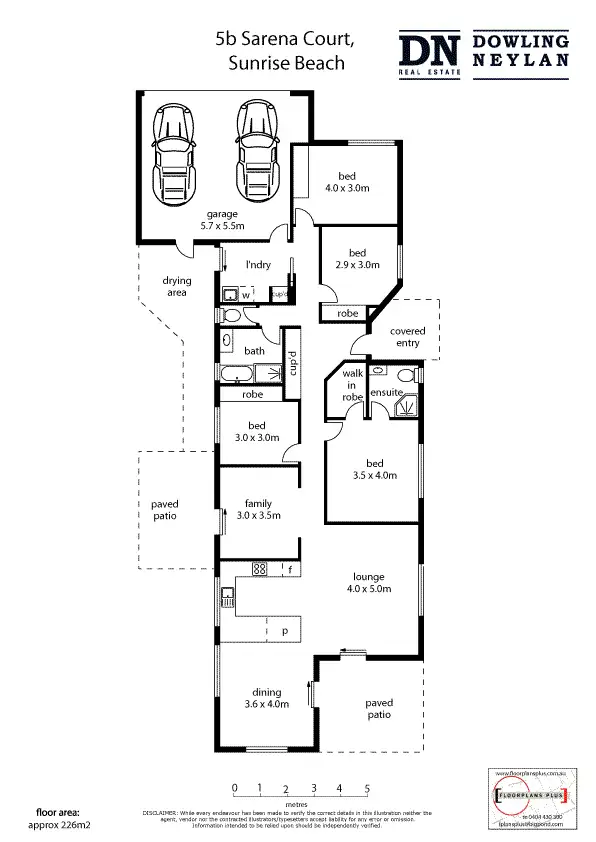 Floorplan of Homely house listing, 5B Sarena Court, Sunshine Beach QLD 4567