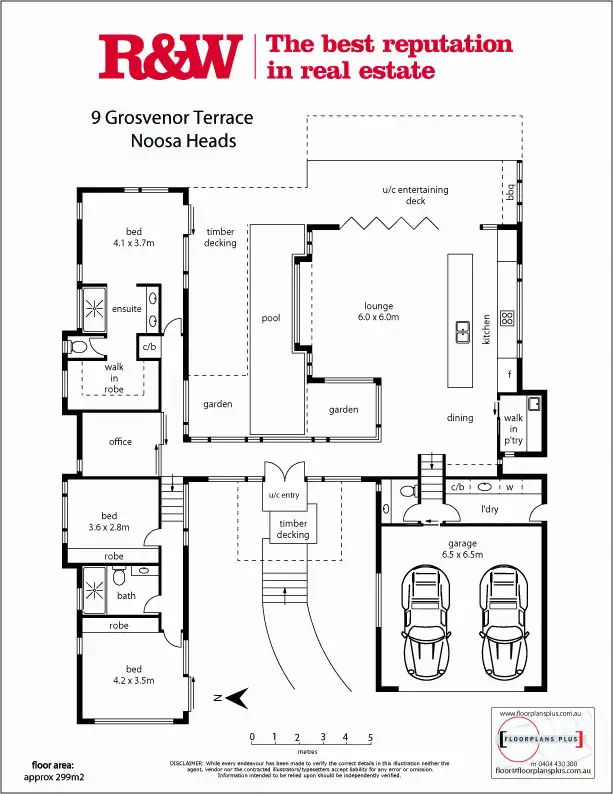 Floorplan of Homely house listing, 9 Grosvenor Terrace, Noosa Heads QLD 4567