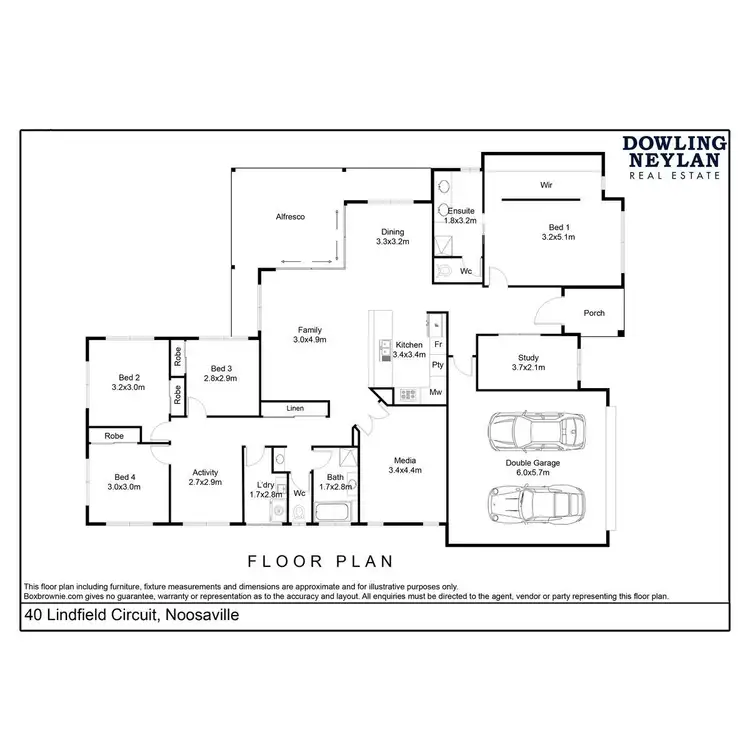 Floorplan of Homely house listing, 40 Lindfield Circuit, Noosaville QLD 4566