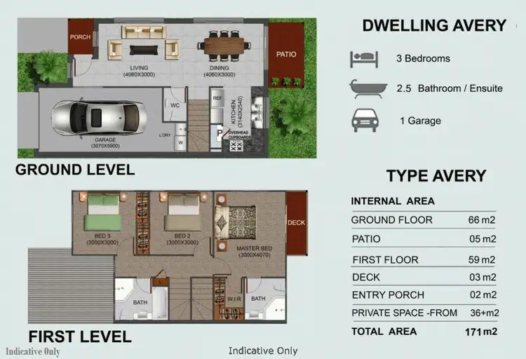 Floorplan of Homely townhouse listing, 407 Warrigal Rd, Eight Mile Plains QLD 4113