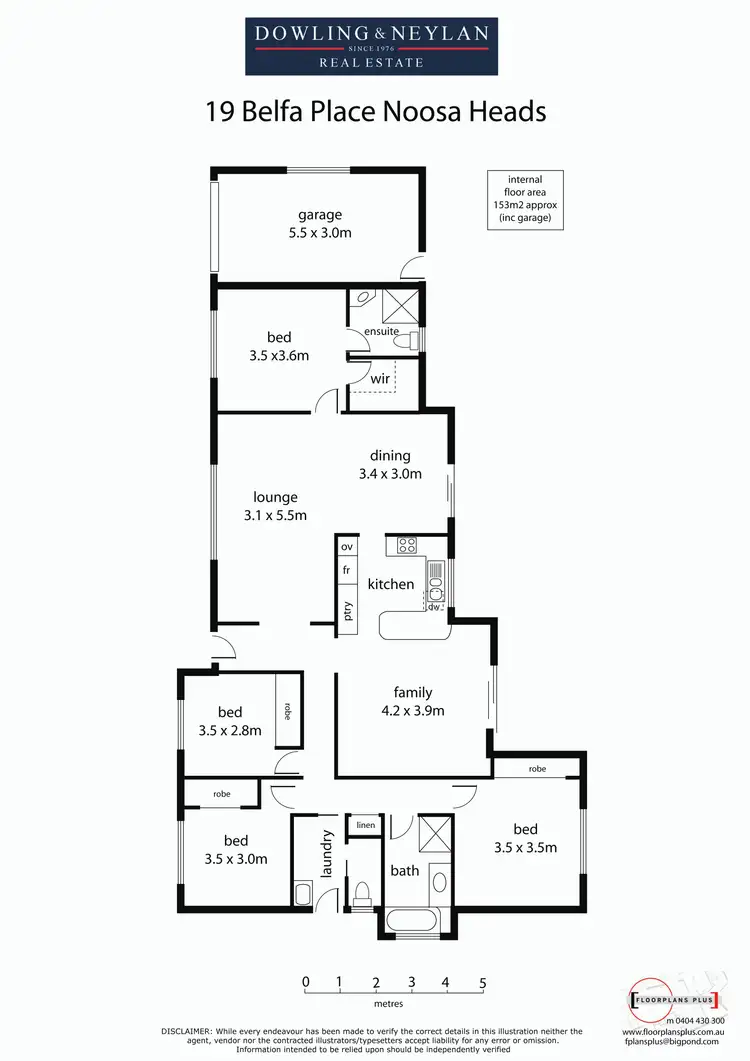 Floorplan of Homely house listing, 19 Belfa Place, Noosa Heads QLD 4567