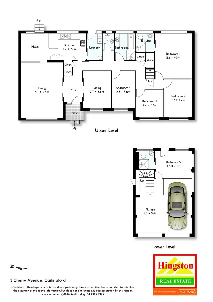 Floorplan of Homely house listing, 3 Cherry Ave, Carlingford NSW 2118