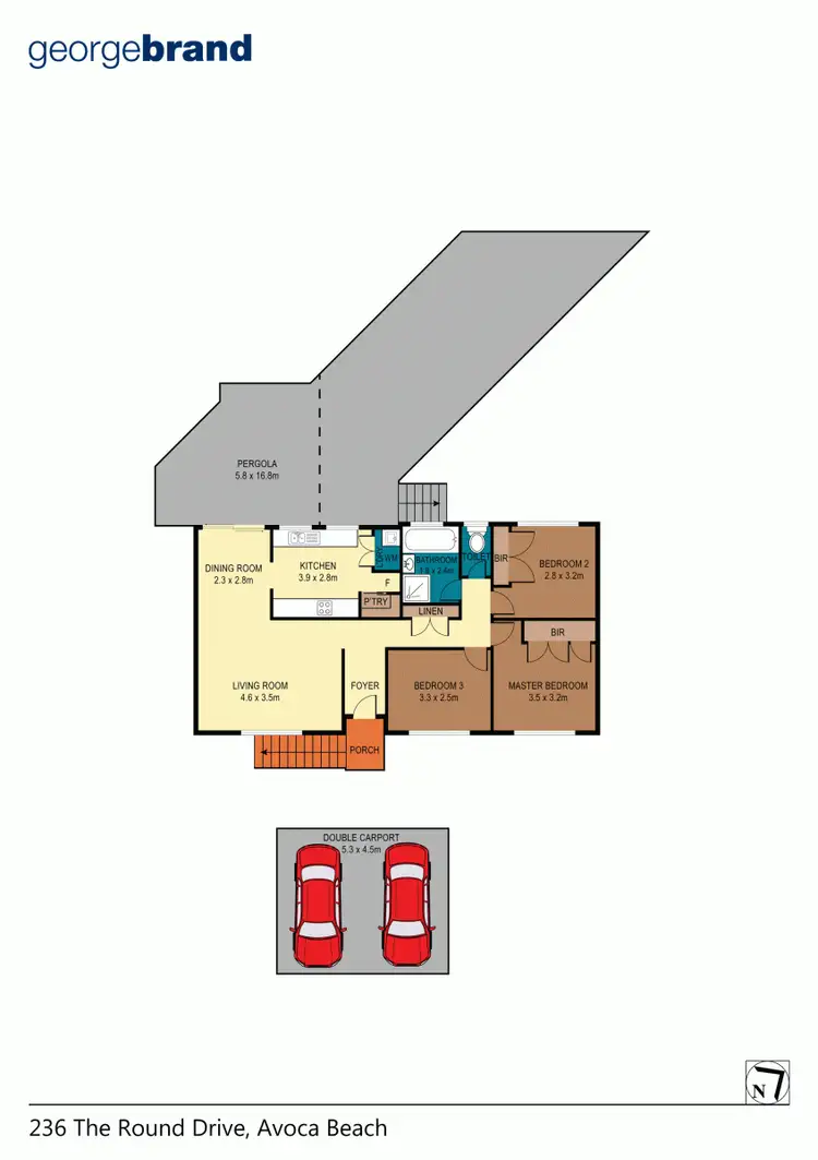 Floorplan of Homely house listing, 236 The Round Drive, Avoca Beach NSW 2251