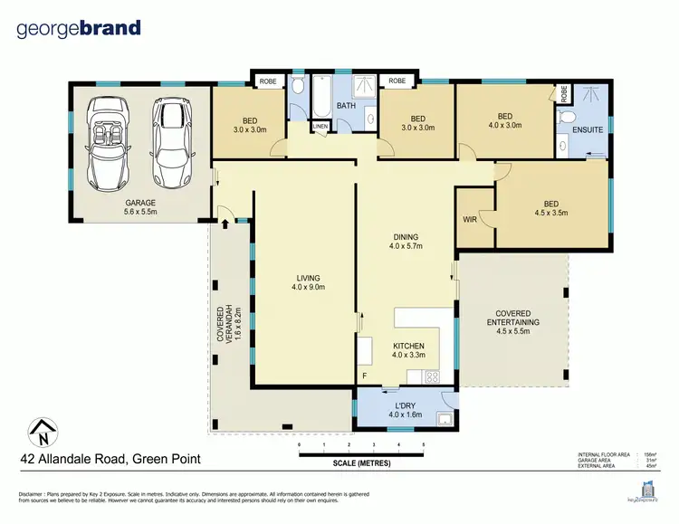 Floorplan of Homely house listing, 42 Allandale Rd, Green Point NSW 2251