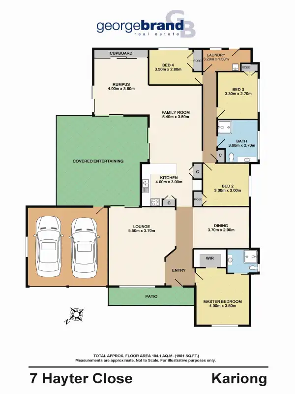 Floorplan of Homely house listing, 7 Hayter Close, Kariong NSW 2250