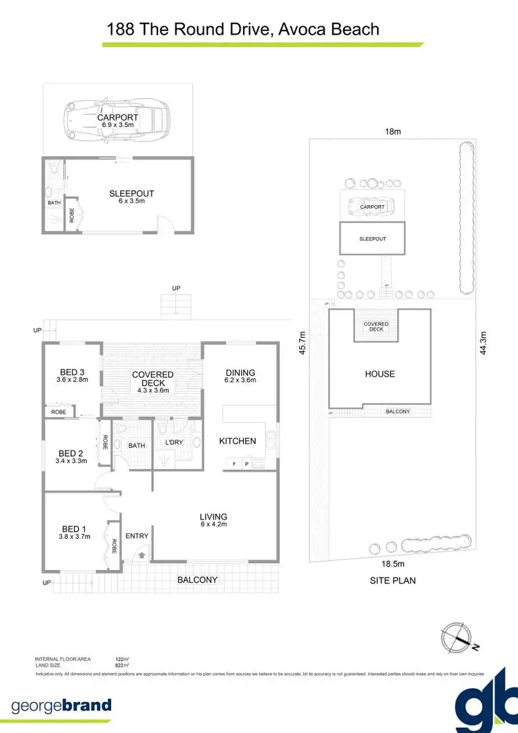 Floorplan of Homely house listing, 188 The Round Drive, Avoca Beach NSW 2251
