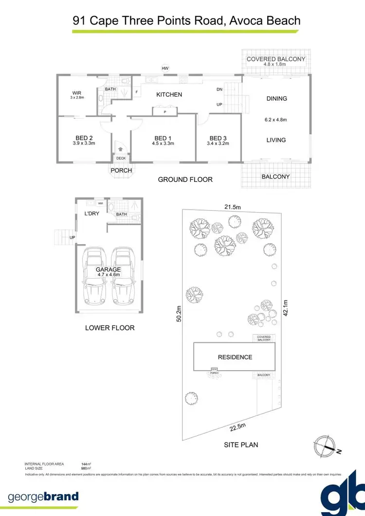 Floorplan of Homely house listing, 91 Cape Three Points Road, Avoca Beach NSW 2251