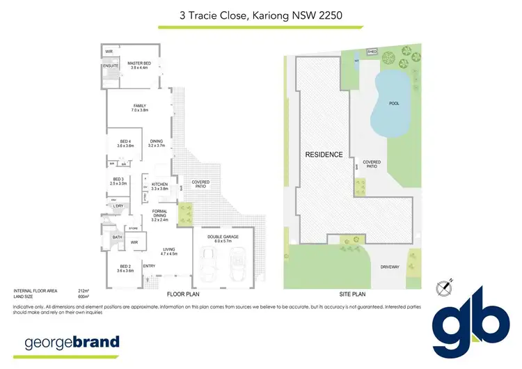 Floorplan of Homely house listing, 3 Tracie Close, Kariong NSW 2250