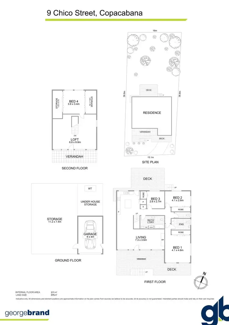 Floorplan of Homely house listing, 9 Chico Street, Copacabana NSW 2251