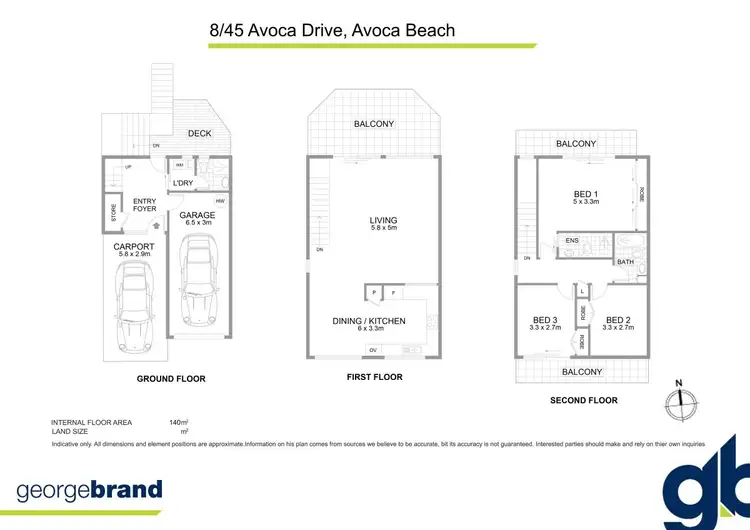 Floorplan of Homely unit listing, 8/45 Avoca Drive, Avoca Beach NSW 2251