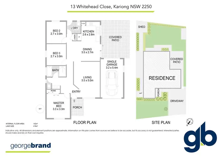 Floorplan of Homely house listing, 13 Whitehead Close, Kariong NSW 2250