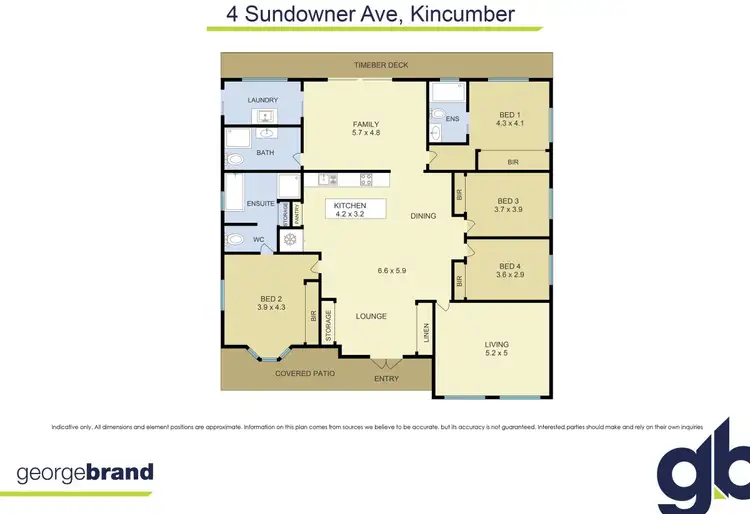 Floorplan of Homely house listing, 4 Sundowner Avenue, Kincumber NSW 2251