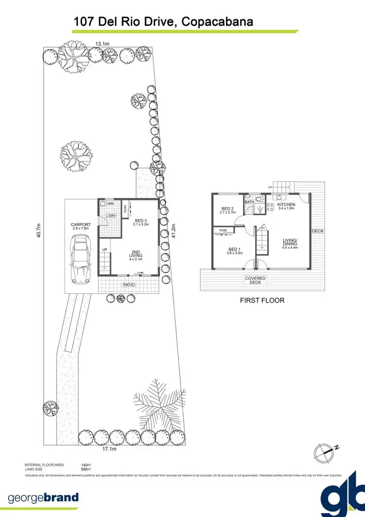 Floorplan of Homely house listing, 107 Del Rio Drive, Copacabana NSW 2251