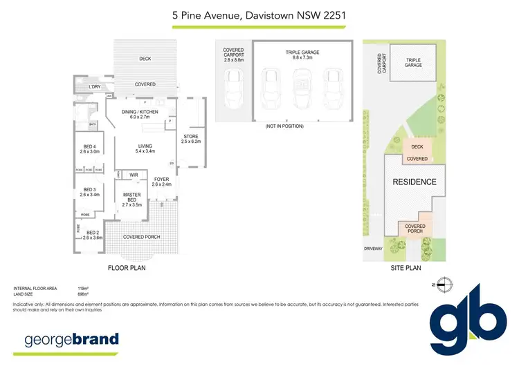 Floorplan of Homely house listing, 5 Pine Avenue, Davistown NSW 2251