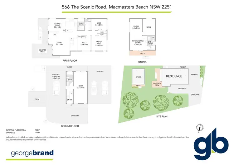 Floorplan of Homely house listing, 566 The Scenic Road, Macmasters Beach NSW 2251