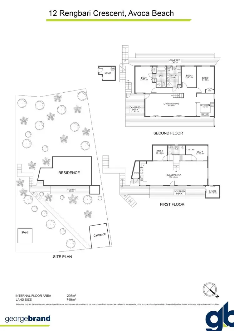 Floorplan of Homely house listing, 12 Rengbari Place, Avoca Beach NSW 2251