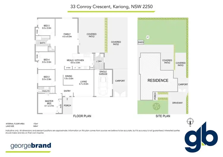 Floorplan of Homely house listing, 33 Conroy Crescent, Kariong NSW 2250