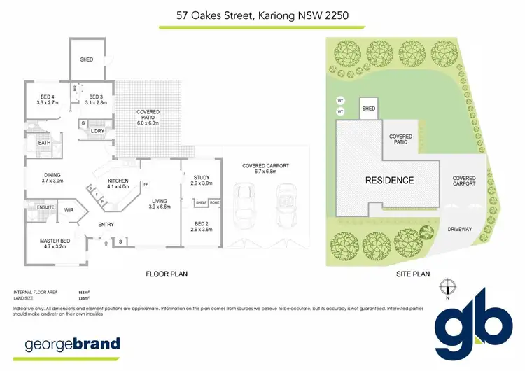 Floorplan of Homely house listing, 57 Oakes Street, Kariong NSW 2250