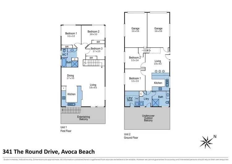 Floorplan of Homely house listing, 341 The Round Drive, Avoca Beach NSW 2251