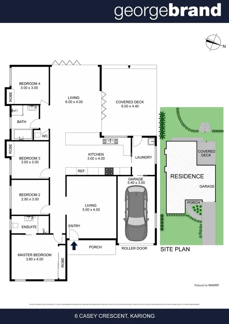 Floorplan of Homely house listing, 6 Casey Crescent, Kariong NSW 2250