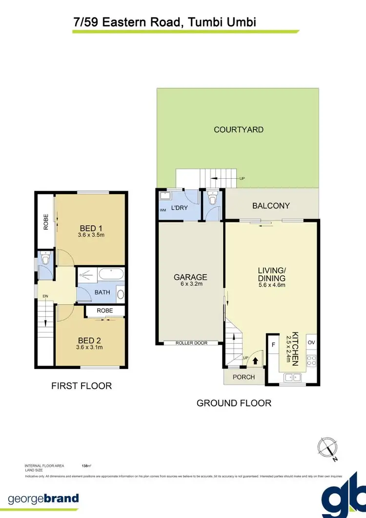 Floorplan of Homely townhouse listing, 7/59 Eastern Road, Tumbi Umbi NSW 2261