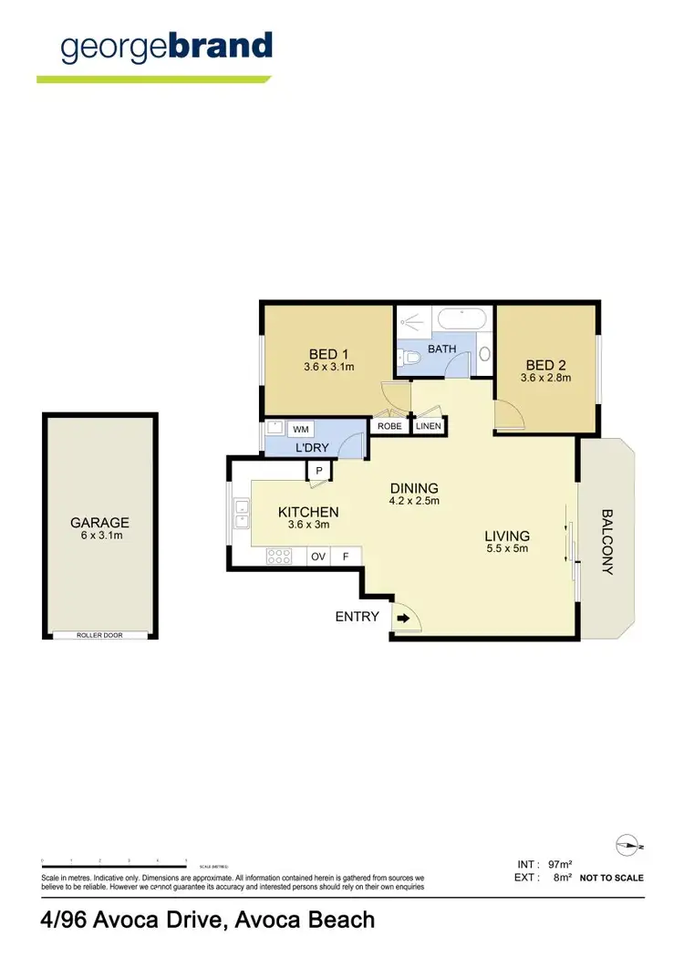 Floorplan of Homely unit listing, 4/96 Avoca Drive, Avoca Beach NSW 2251