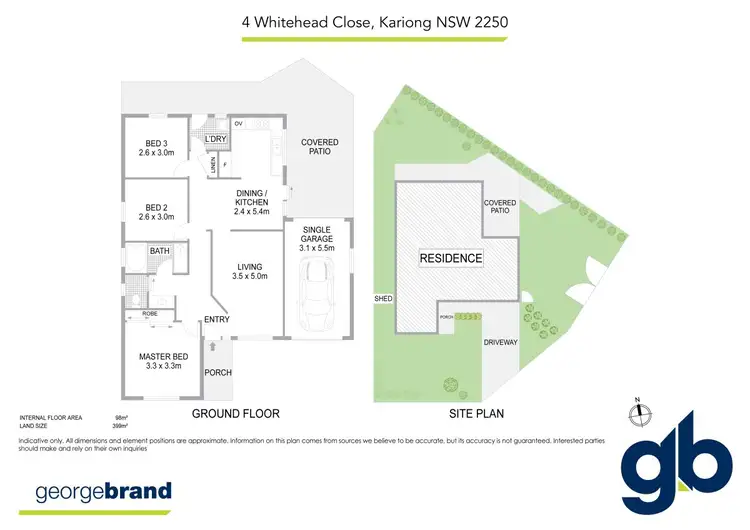 Floorplan of Homely house listing, 4 Whitehead Close, Kariong NSW 2250