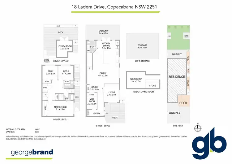 Floorplan of Homely semi-detached listing, 18 Ladera Drive, Copacabana NSW 2251