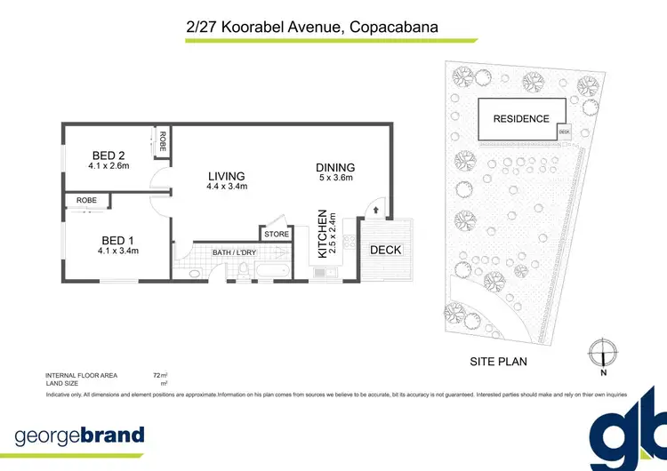 Floorplan of Homely house listing, 2/27 Koorabel Avenue, Copacabana NSW 2251