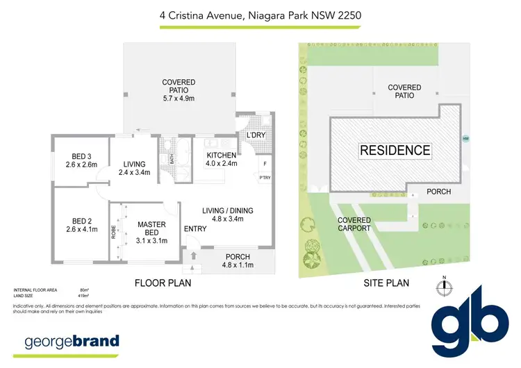 Floorplan of Homely house listing, 4 Cristina Avenue, Niagara Park NSW 2250