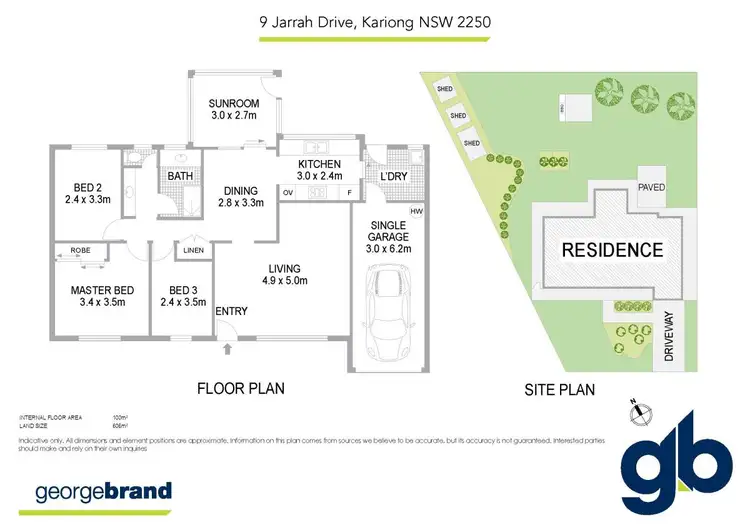 Floorplan of Homely house listing, 9 Jarrah Drive, Kariong NSW 2250