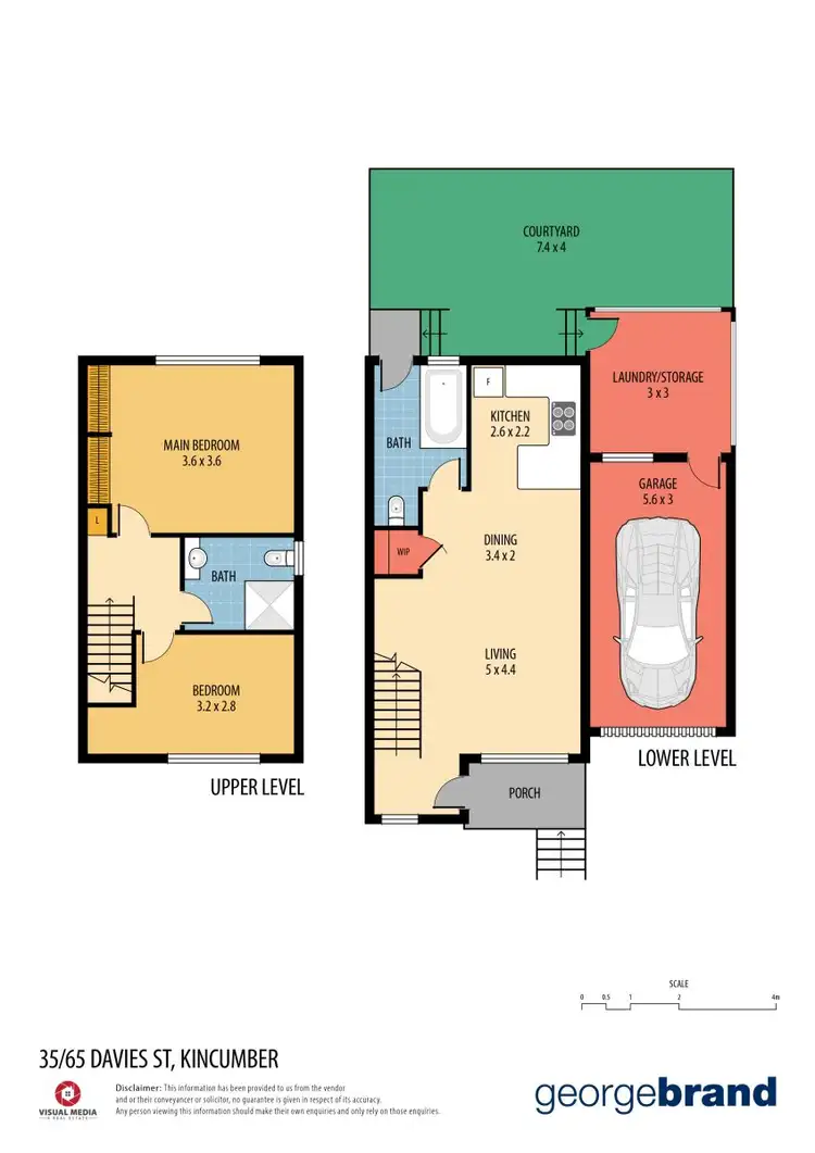 Floorplan of Homely townhouse listing, 35/65 Davies Street, Kincumber NSW 2251