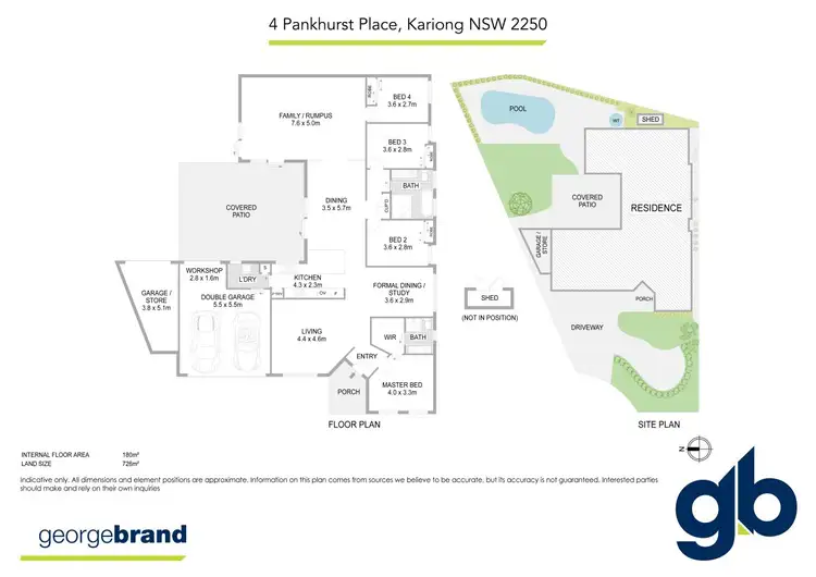 Floorplan of Homely house listing, 4 Pankhurst Place, Kariong NSW 2250