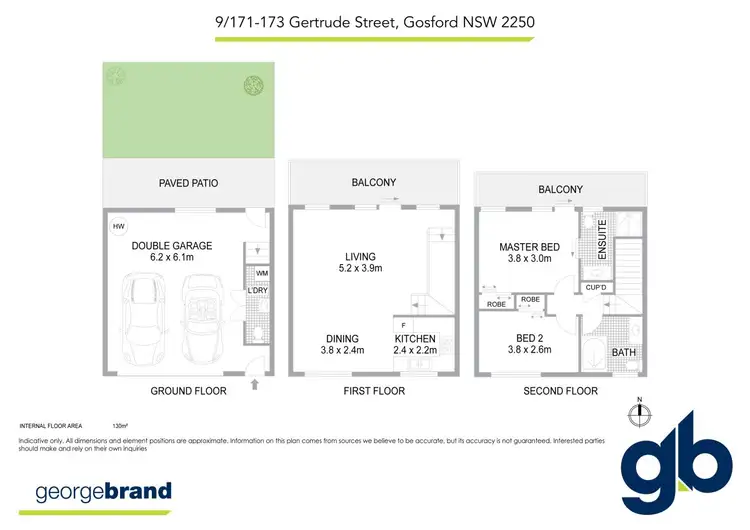 Floorplan of Homely townhouse listing, 9/171-173 Gertrude Street, Gosford NSW 2250