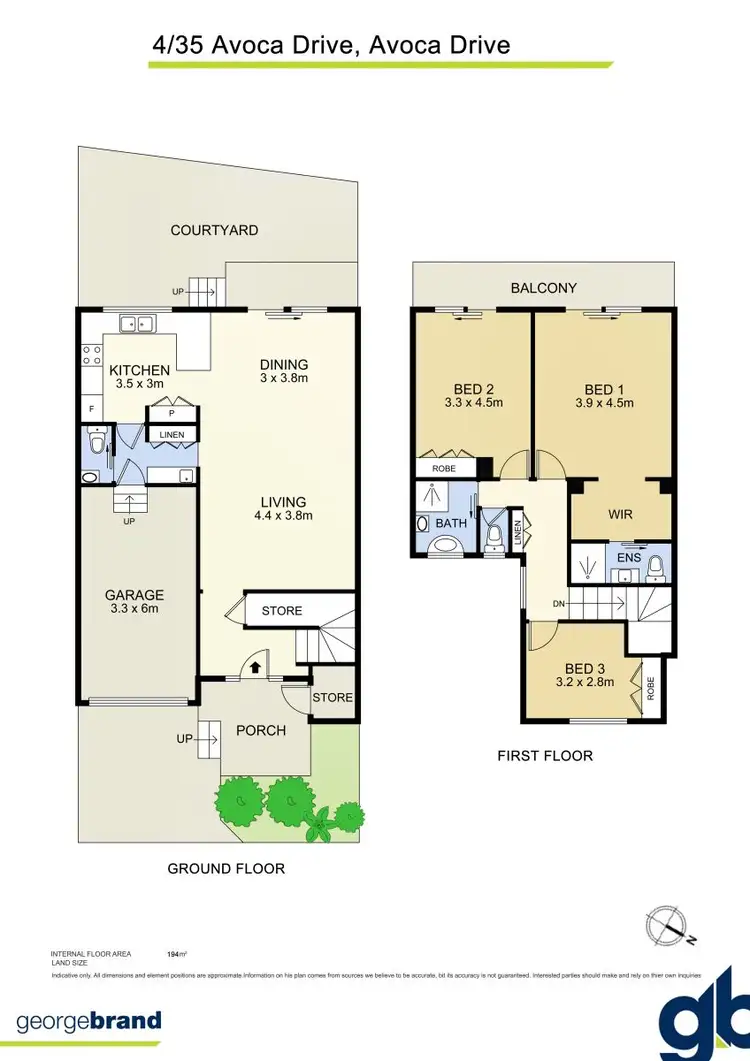Floorplan of Homely townhouse listing, 4/35 Avoca Drive, Avoca Beach NSW 2251