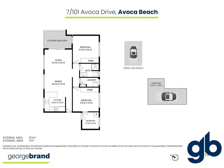 Floorplan of Homely unit listing, 7/101 Avoca Drive, Avoca Beach NSW 2251