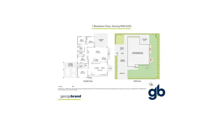 Floorplan of Homely house listing, 1 Blackshaw Close, Kariong NSW 2250