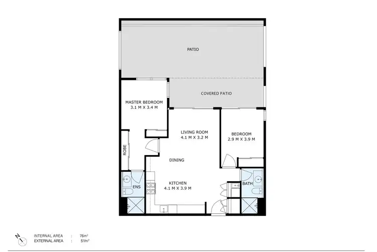 Floorplan of Homely unit listing, 207/20 Kendall Street, Gosford NSW 2250