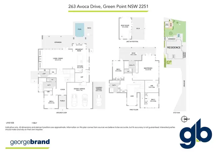 Floorplan of Homely house listing, 263 Avoca Drive, Green Point NSW 2251