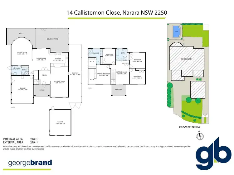Floorplan of Homely house listing, 14 Callistemon Close, Narara NSW 2250