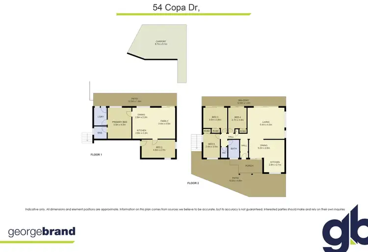 Floorplan of Homely house listing, 54 Copacabana Drive, Copacabana NSW 2251